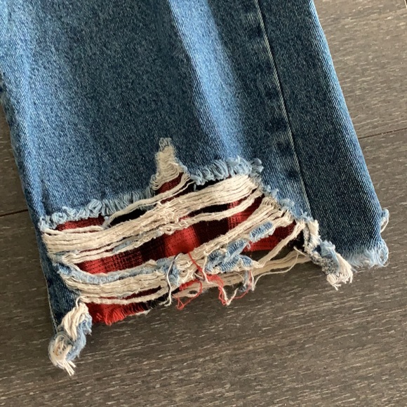 👑 Zara denim wide leg culottes size 2 excellent condition - Picture 3 of 5